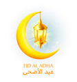 eid al adha cover mubarak background vector image vector image