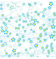 seamless forget-me-not background vector image vector image