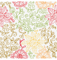 flowers seamless vector image