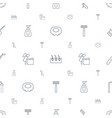 hygiene icons pattern seamless white background vector image vector image