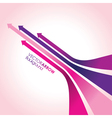 pink arrow strips vector image
