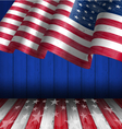 american flag for independence day 4 th of july vector image vector image