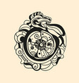ancient mayan tattoo picture vector image