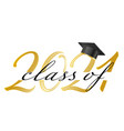 congratulations graduates banner with cap vector image vector image