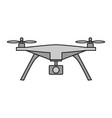 drone icon on white background vector image