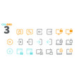 login ui pixel perfect well-crafted thin vector image vector image