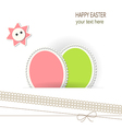 easter card vector image vector image