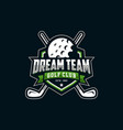 modern professional golf template logo design vector image