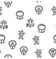 prostatitis disease seamless pattern vector image