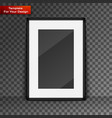 realistic frame perfect for your presentations vector image vector image