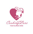 chef woman design vector image vector image