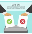 vote day vector image