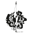 can dancer vector image