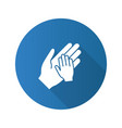 charity for children flat design long shadow vector image