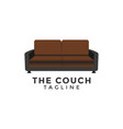couch sofa graphic design element template vector image