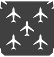 plane web icon flat design seamless pattern vector image vector image