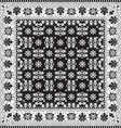 abstract ethnic shawl floral pattern design vector image