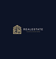 letter eh with simple home icon logo design vector image