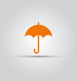 umbrella isolated colored icon vector image