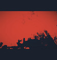 red grunge texture vector image