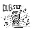 dubstep music style vector image vector image