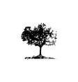 oak tree template vector image