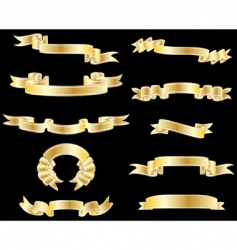 Vintage ribbons Royalty Free Vector Image - VectorStock