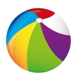 beach ball icon image vector image