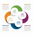 infographic design template with place for your vector image