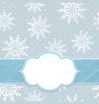 this is a christmas and new year frame vector image vector image