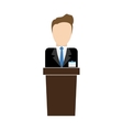 businessman avatar business icon vector image