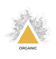 template organic 4 vector image