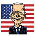 joe biden president us united states vector image vector image