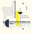 modern abstract art geometric background with flat vector image