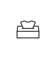 tissue box icon vector image vector image