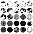 big stamp set vector image