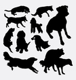 dog pet animal silhouette 10 vector image