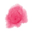 pink watercolor spot vector image