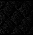 gothic seamless pattern on a black background vector image