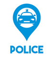 police sign vector image