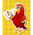 bird vector image