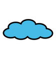 cloud icon clip art isolated vector image vector image