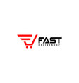online shop logo vector image vector image