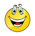 Happy yellow smile face Royalty Free Vector Image