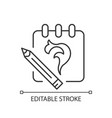 sketch linear icon vector image