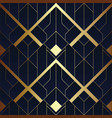 abstract art deco seamless pattern vector image vector image