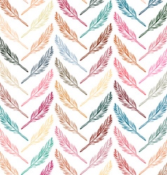 Feather set Royalty Free Vector Image - VectorStock