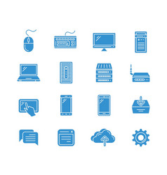 Web icons set Royalty Free Vector Image - VectorStock