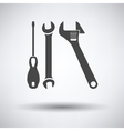 wrench and screwdriver icon vector image