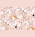 ditsy floral background the elegant template vector image